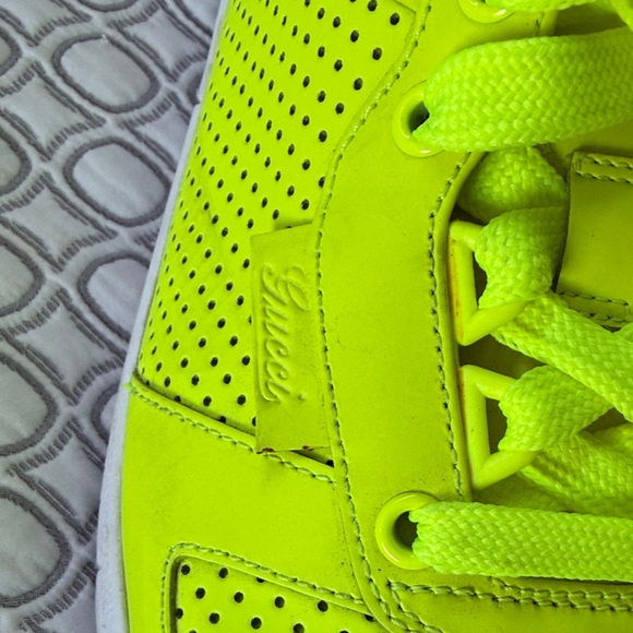 Gucci Bright Neon Yellow Sneakers - Picture 12 of 14